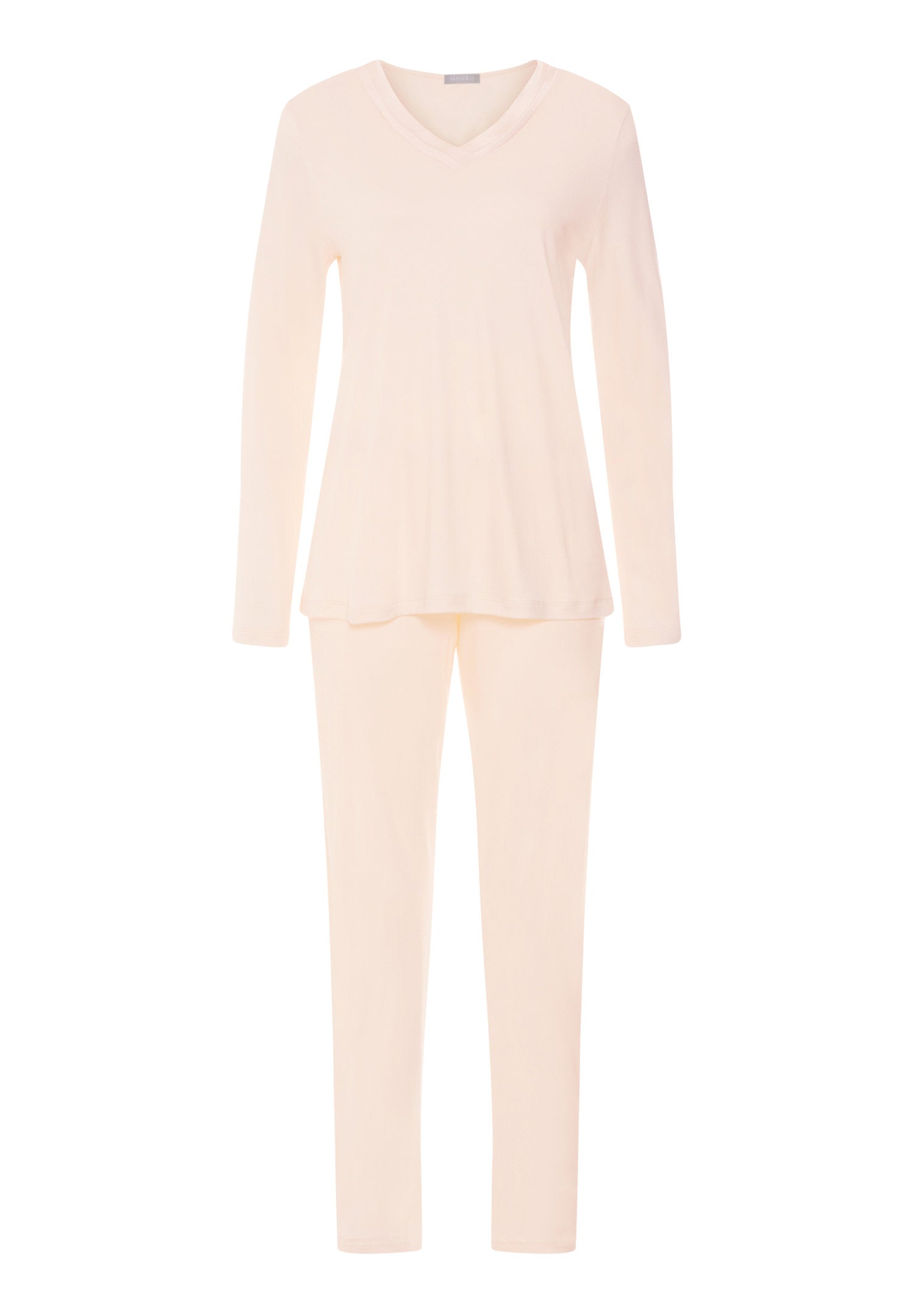 hanro-tyra-l-slv-pajama-schlafanzug-creamy-glass-seide image 1