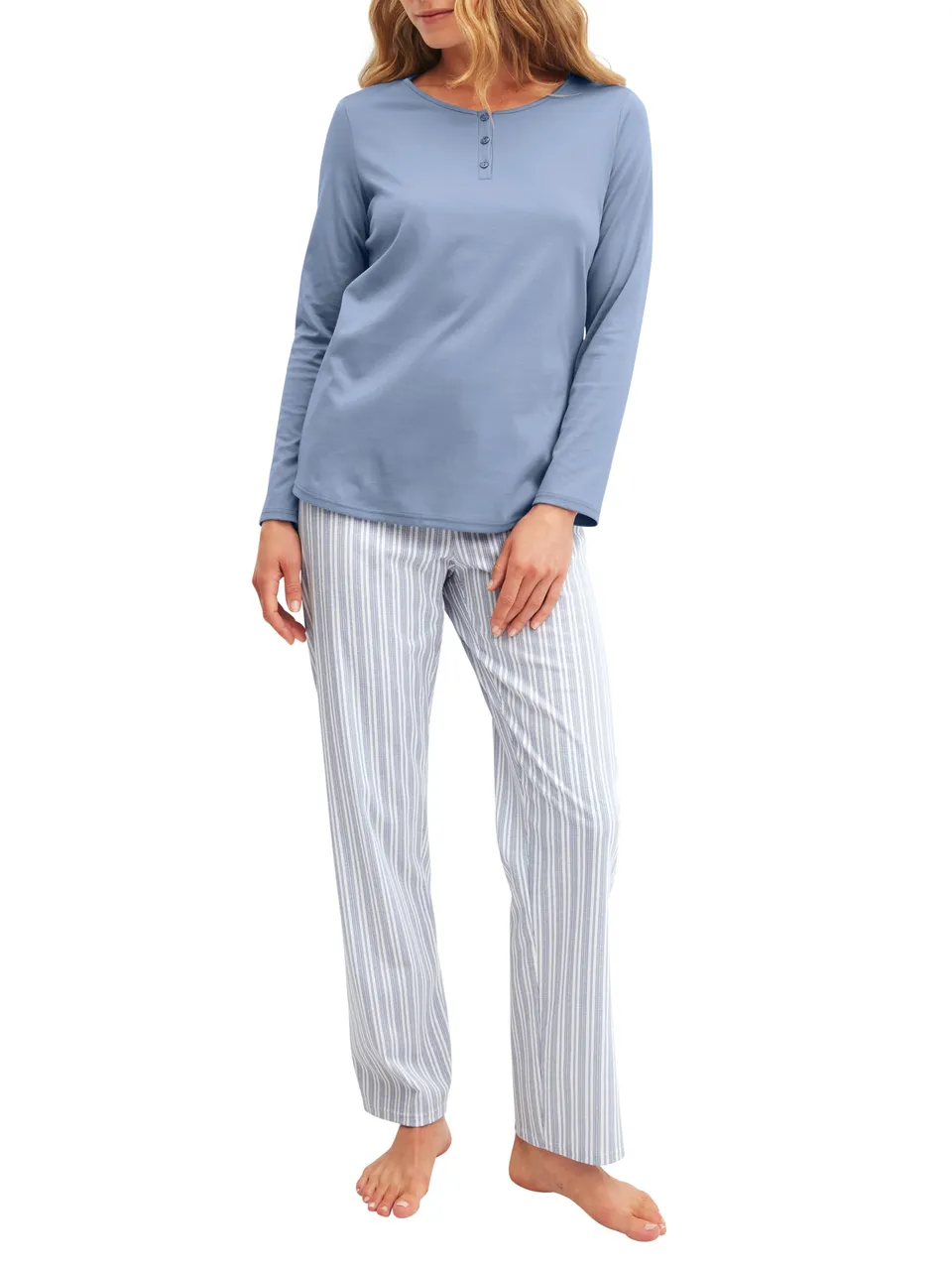 calida-favourites-dreams-pyjama-damen-44-46-streifen image 1