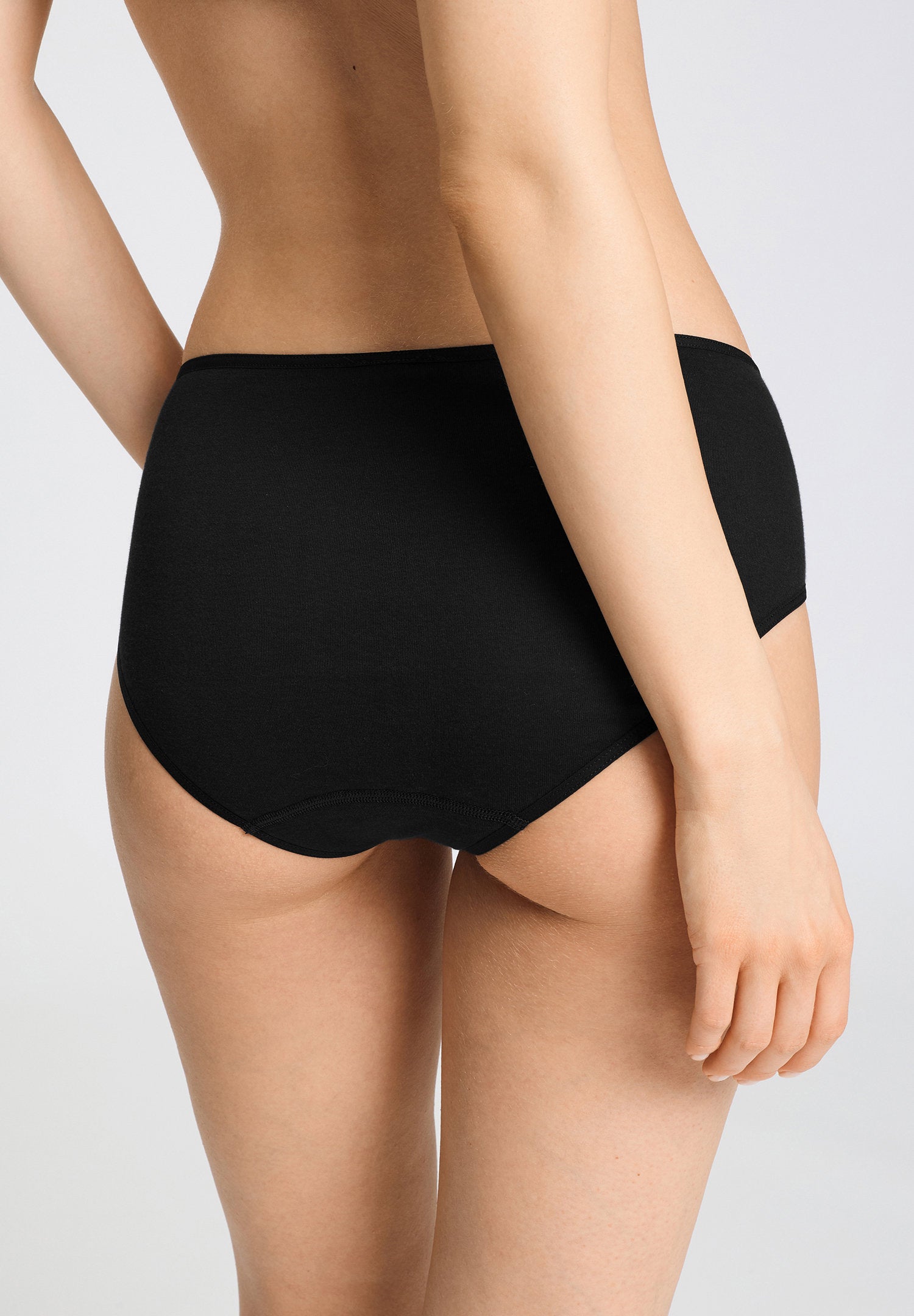 hanro-rosaria-midi-briefs-slip-black-stickerei-baumwolle image 4