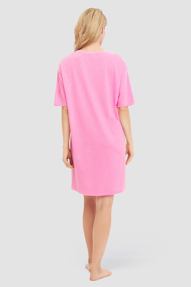 r-sch-be-happy-nachthemd-kurz-nachtkleid-pink-baumwolle-modal image 3