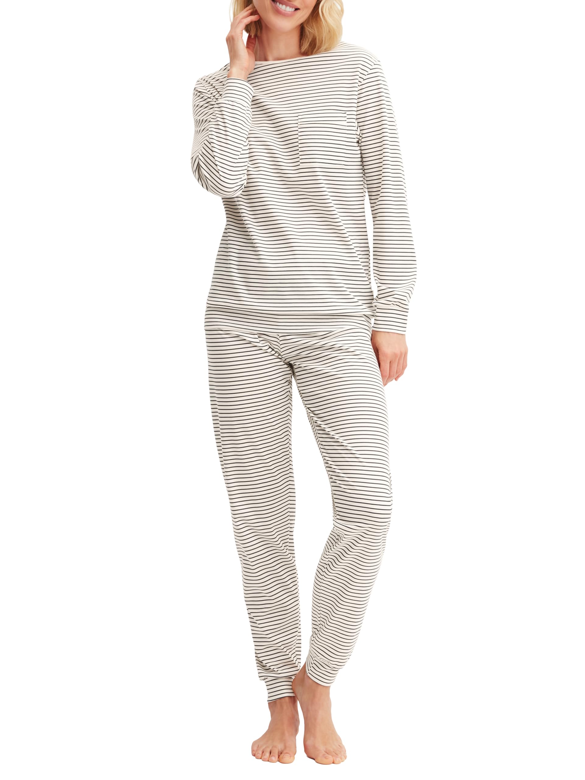 calida-sweet-dreams-b-ndchen-pyjama-damen-peacoat-blue-baumwolle image 8