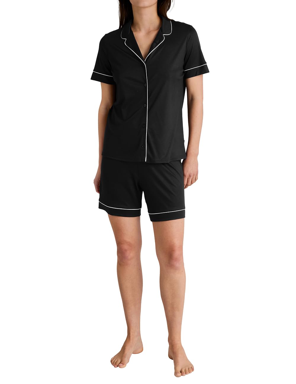 calida-moonlight-dreams-pyjama-damen-kurz-seide-rosa-48-50 image 6