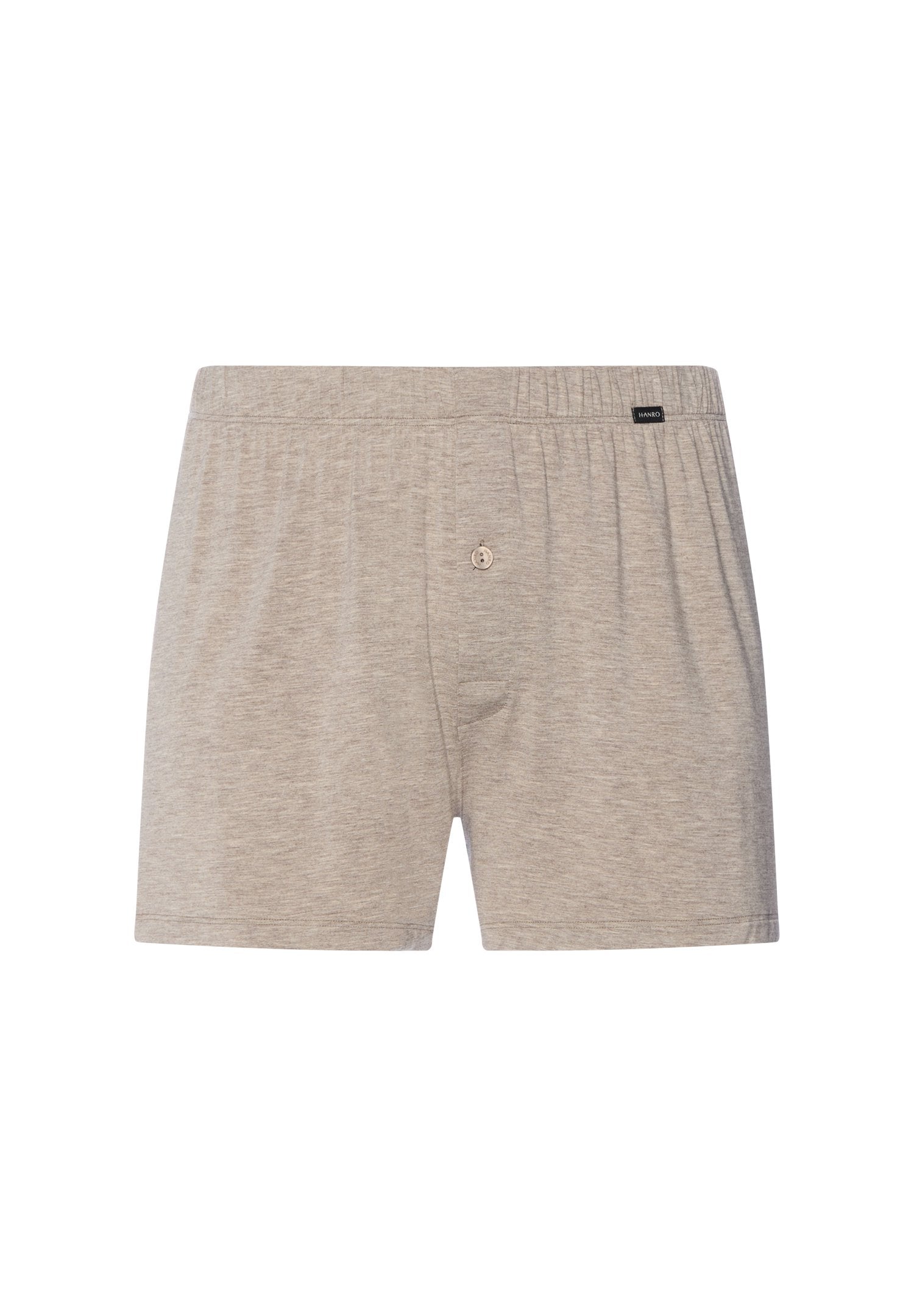 hanro-casuals-daywear-boxers-boxershorts-hazelnut-melange-viskose image 2