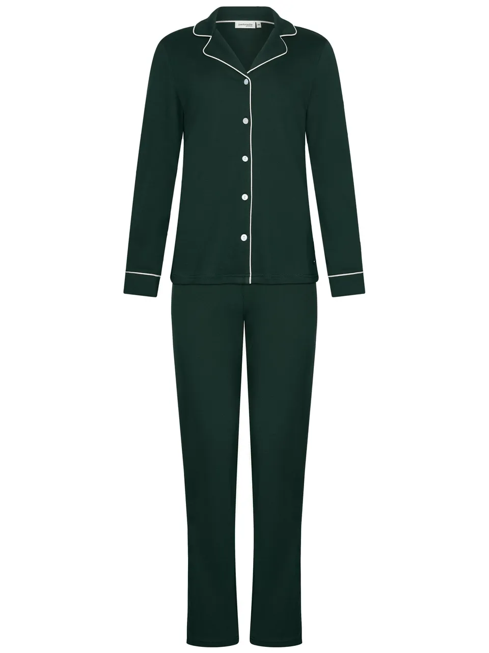 pastunette-premium-emerald-pyjama-gr-n-baumwolle image 1