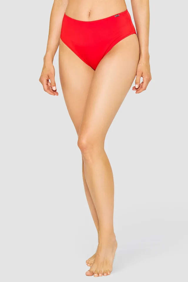 r-sch-be-happy-bikini-unterteil-rot-hohe-taille image 1