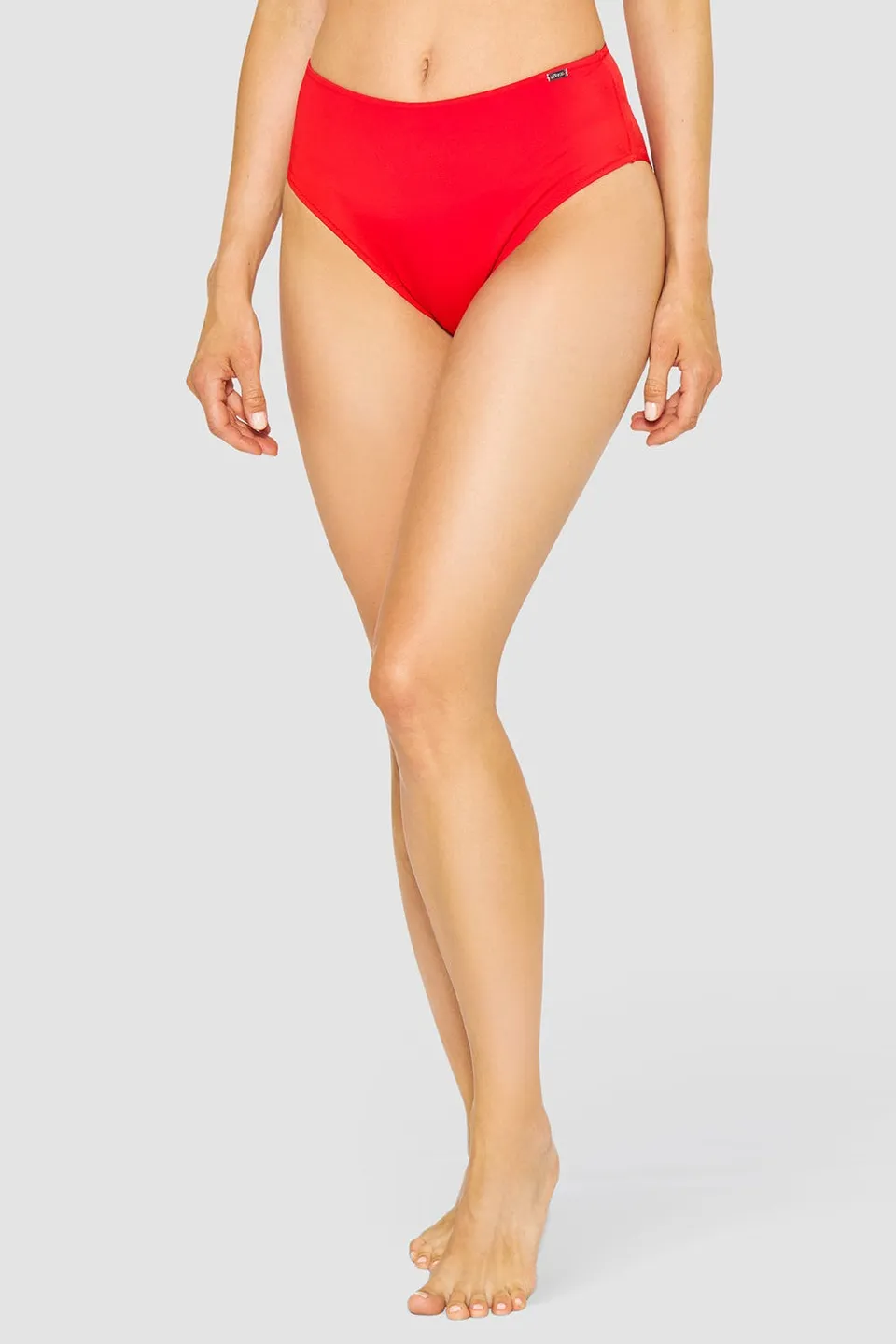 r-sch-be-happy-bikini-unterteil-rot-hohe-taille image 1