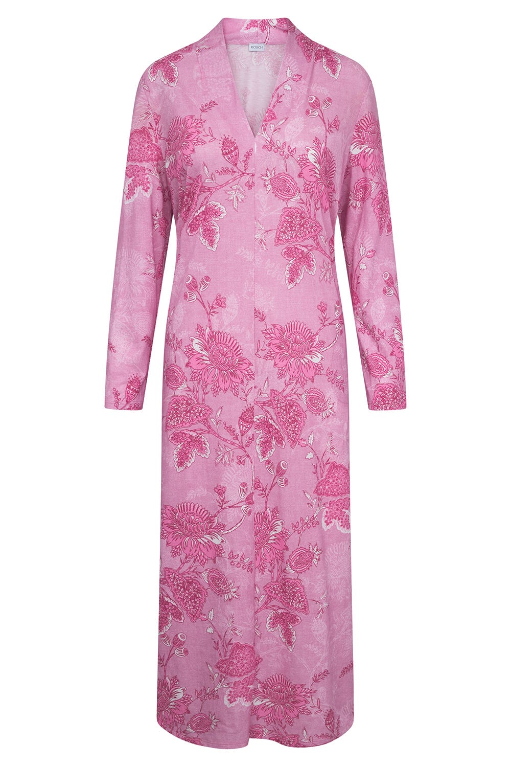 r-sch-be-happy-nachthemd-maxi-ornamentdruck-pink-langarm image 2