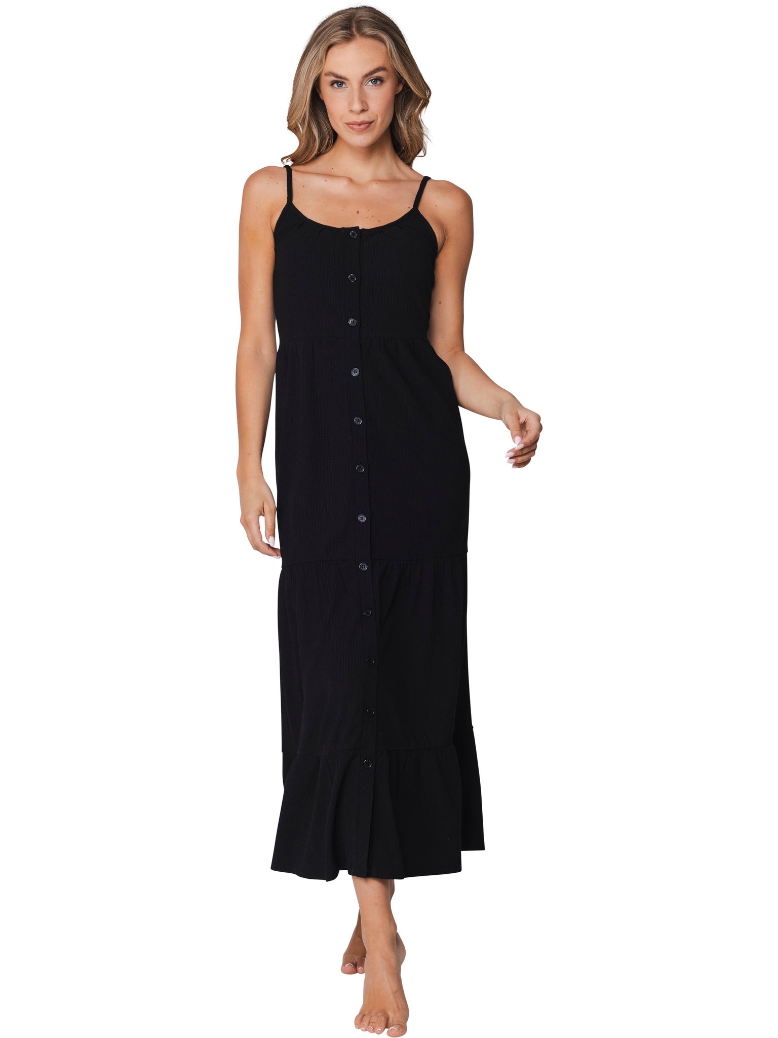 pastunette-noir-safari-kleid-schwarz-durchkn-pf-sommerkleid image 3