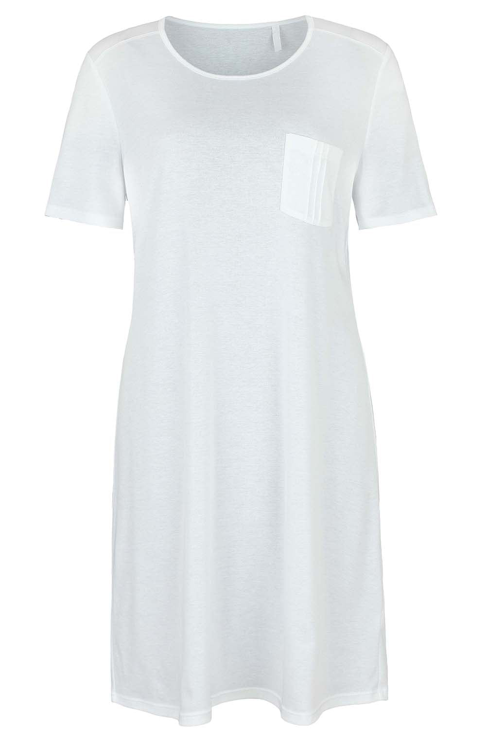 r-sch-be-happy-nachthemd-kurzarm-bigshirt-wei-baumwolle image 2