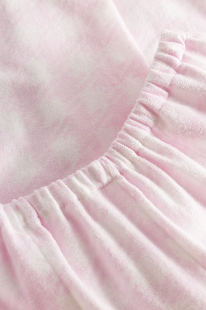 r-sch-be-happy-pyjama-lang-rosa-baumwollflanell image 4