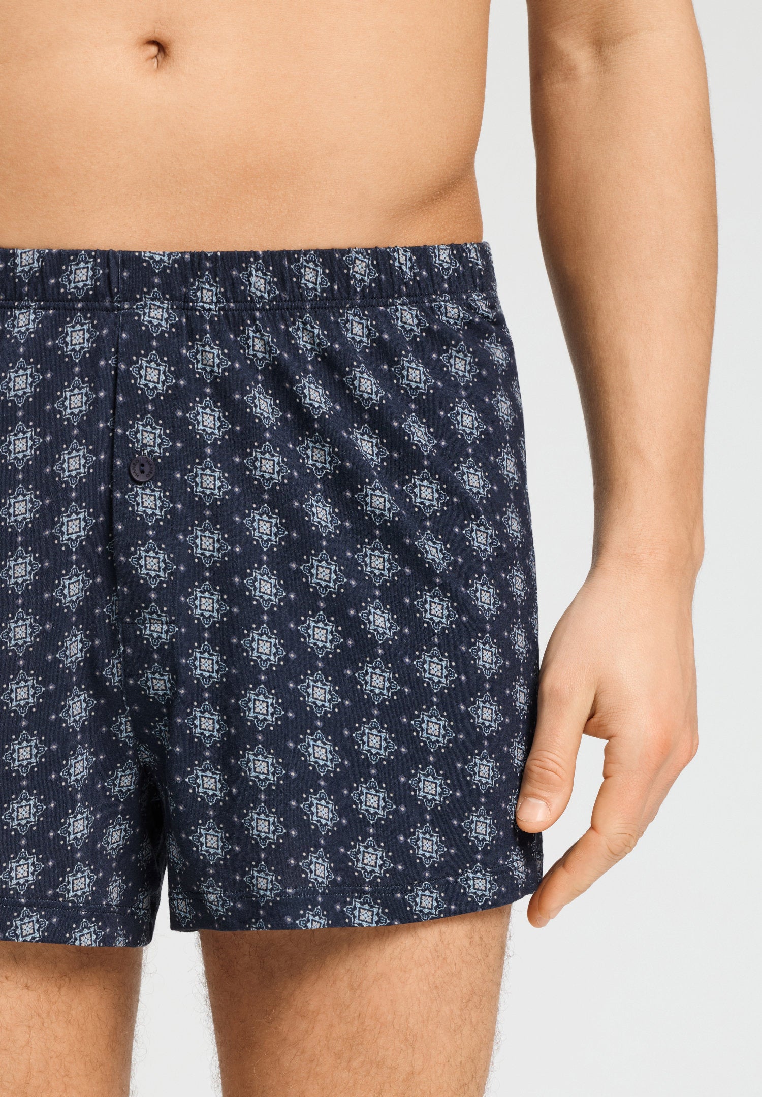 hanro-cotton-sporty-boxers-073507-boxershorts-celestial-night-herren image 6