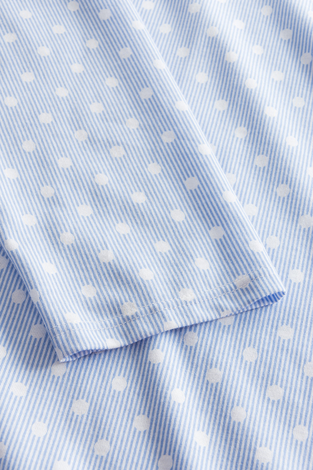 r-sch-be-happy-pyjama-damen-blau-punkte-streifen-lang image 5