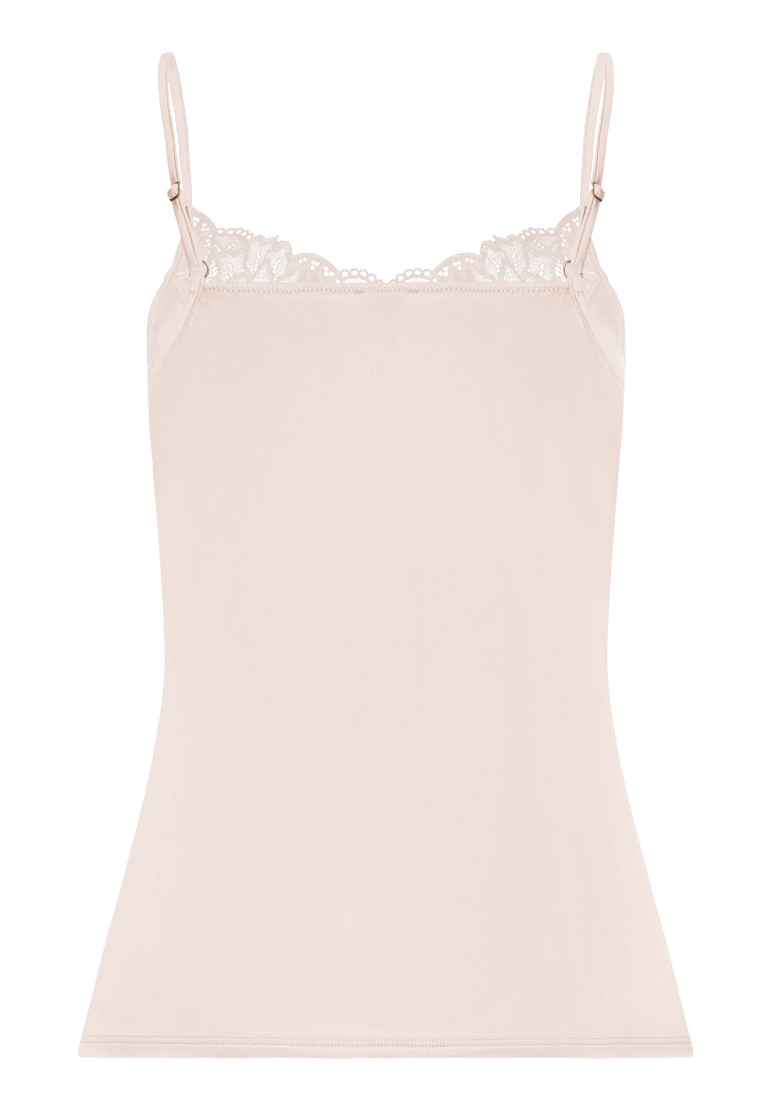 hanro-azelia-spaghetti-top-spitzentop-creamy-glass image 3