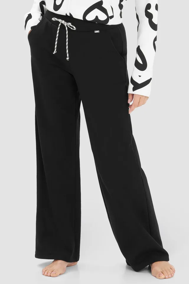 r-sch-be-happy-sweathose-schwarz-weites-bein image 1