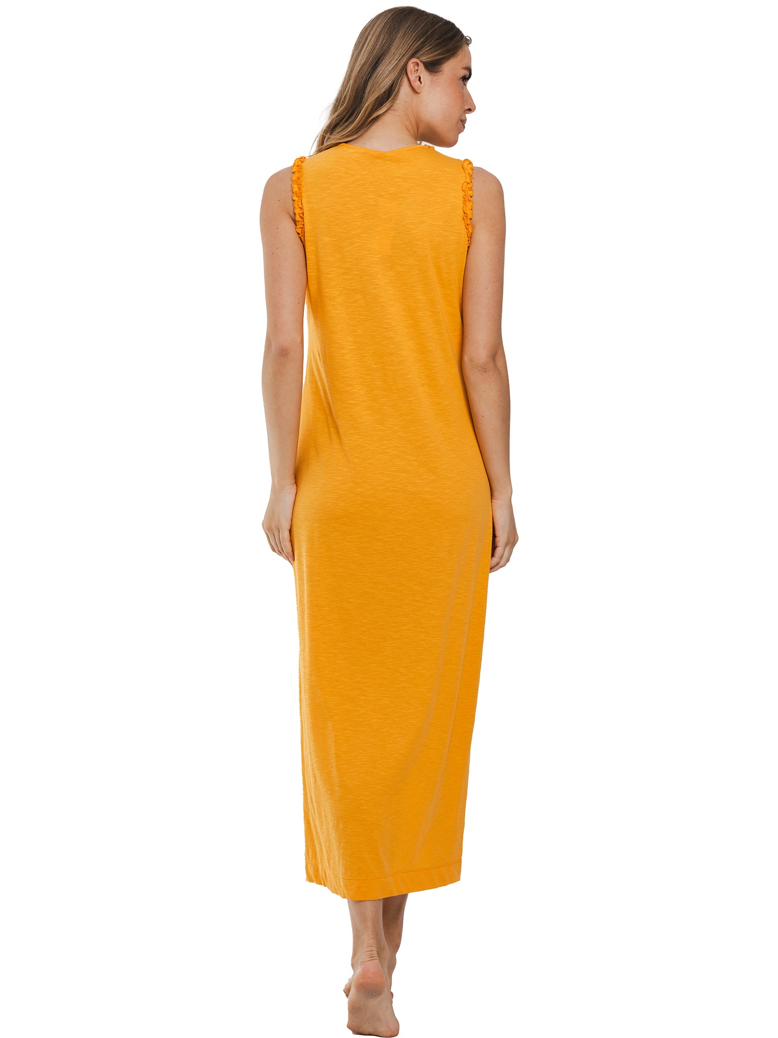 pastunette-yellow-breeze-nachthemd-ockergelb-bio-baumwolle image 3
