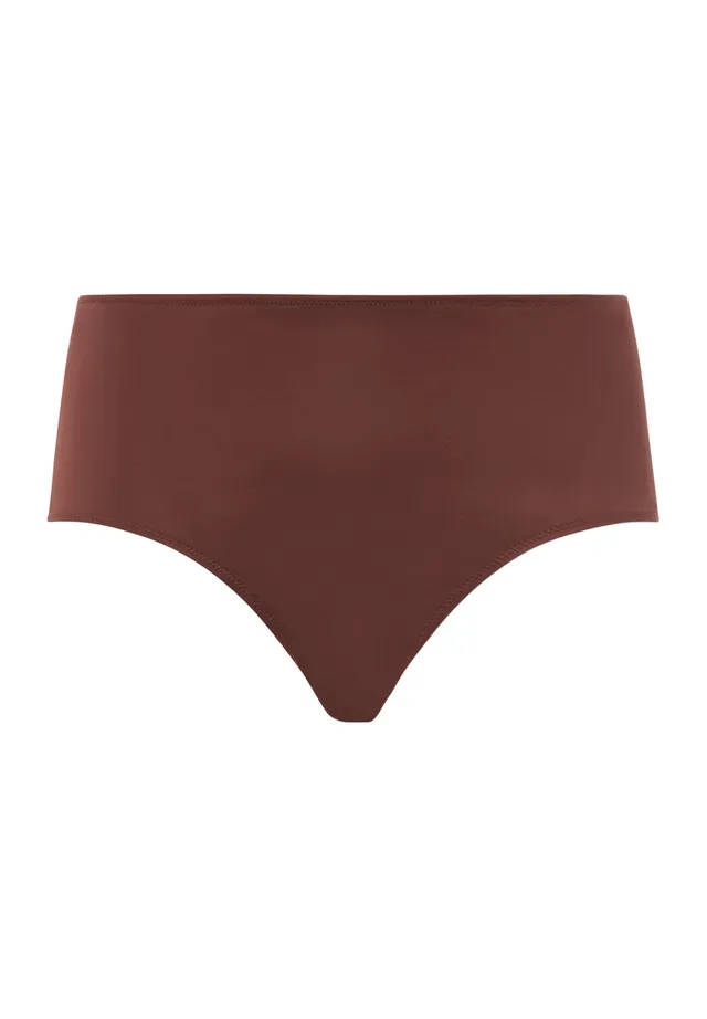 hanro-azelia-maxi-briefs-slip-cinnamon-mit-spitze-viskose image 1