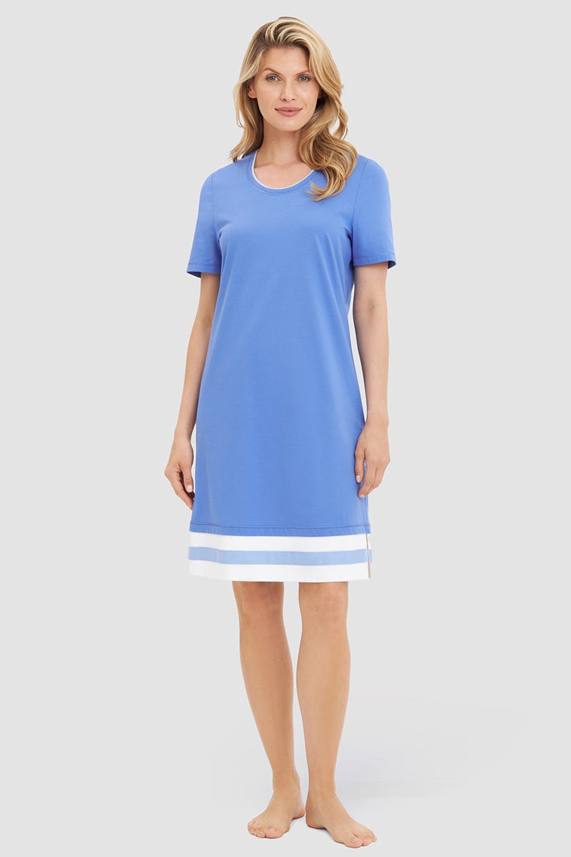 r-sch-be-happy-nachthemd-knielang-colourblocking-blau image 1