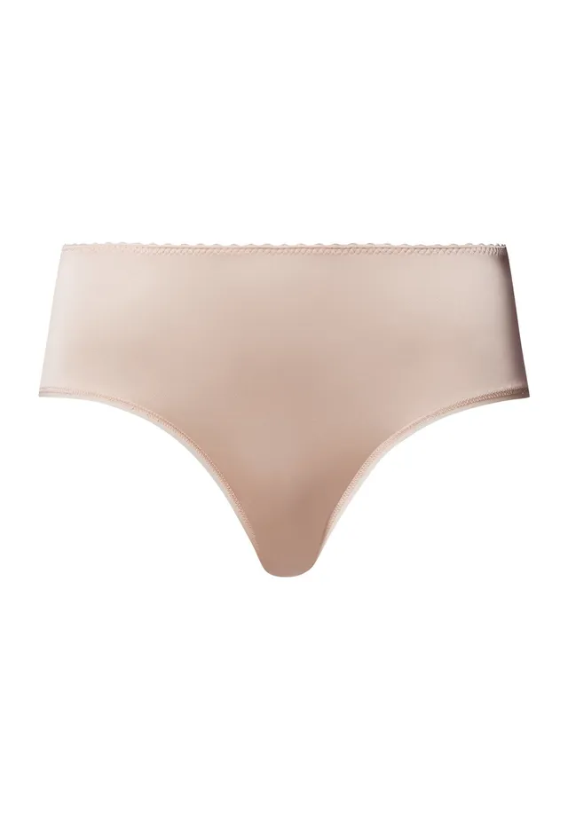 hanro-satin-deluxe-midi-slip-natural-viskose image 1