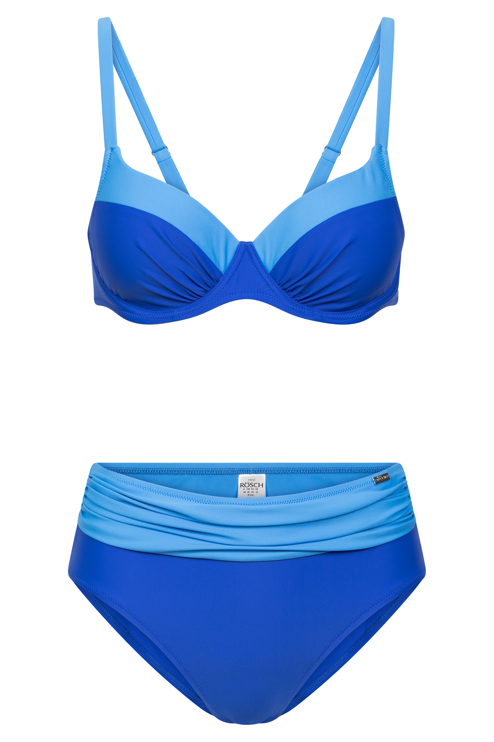 r-sch-be-happy-bikini-colourblocking-bikini-blau-b-gel-cups image 2