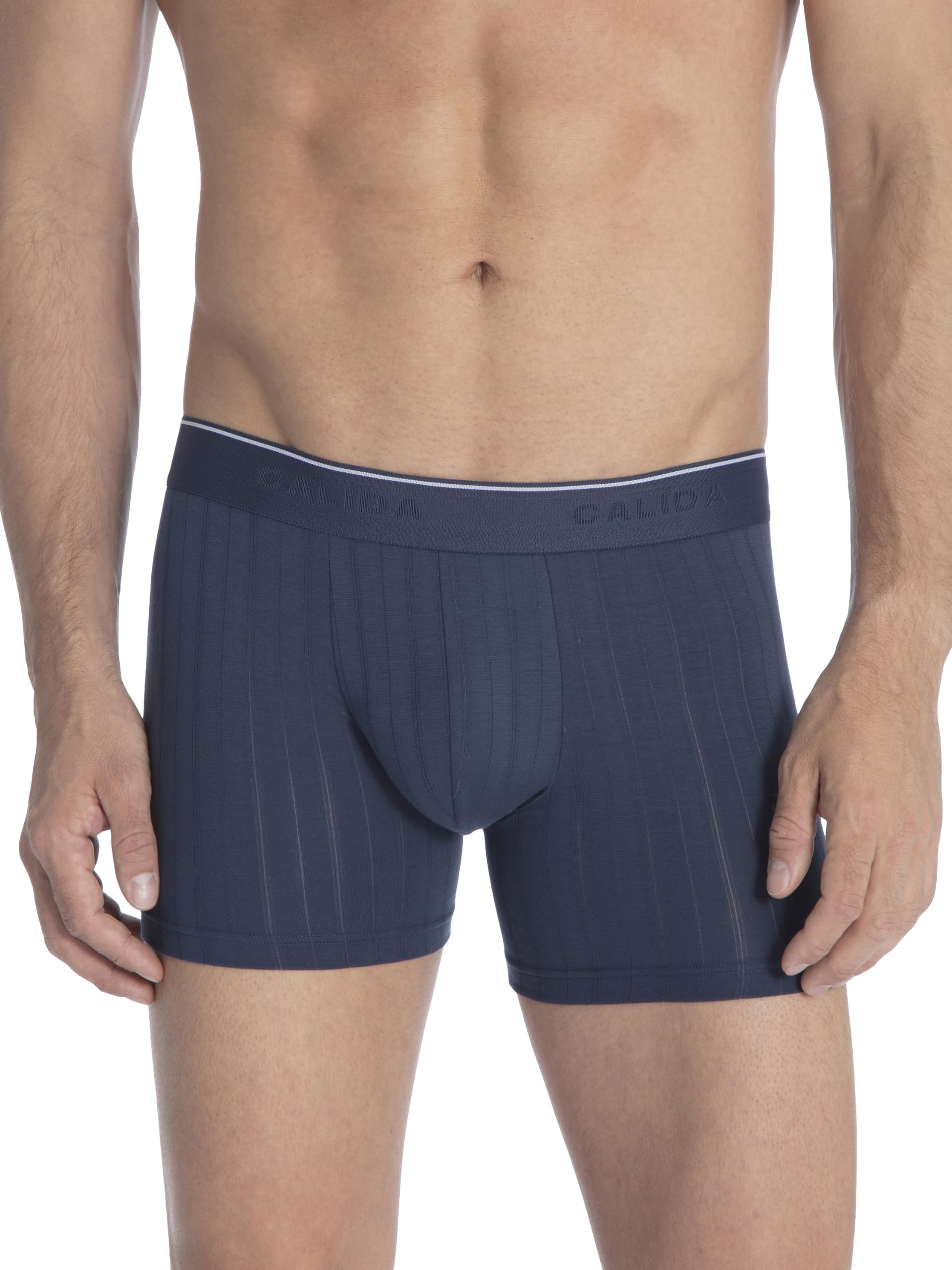 calida-pure-style-boxershorts-herren-unterhose-schwarz-nadelzug image 6