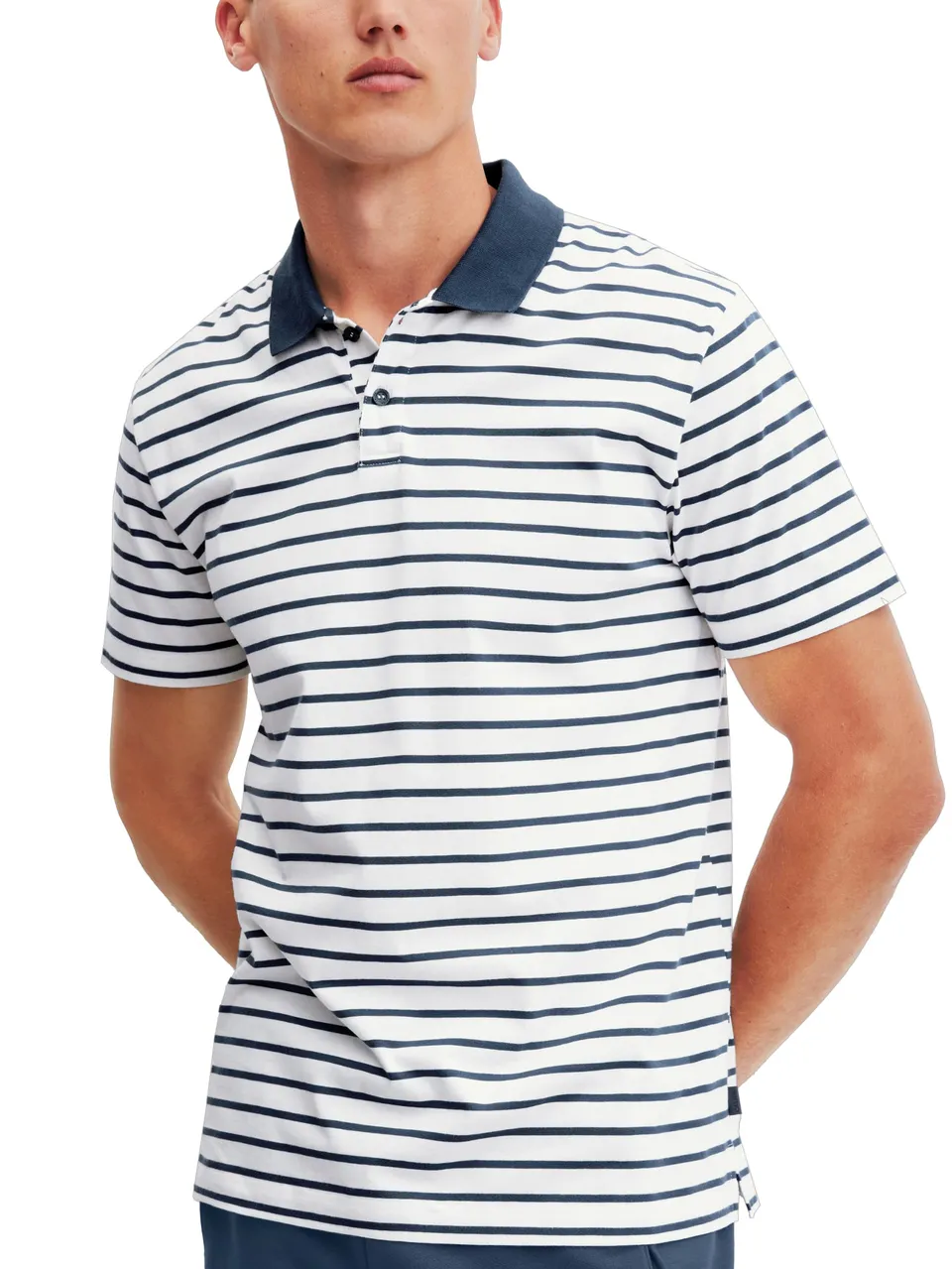 calida-remix-basic-lounge-rmx-journey-polo-shirt-herren-52-54-streifen image 1