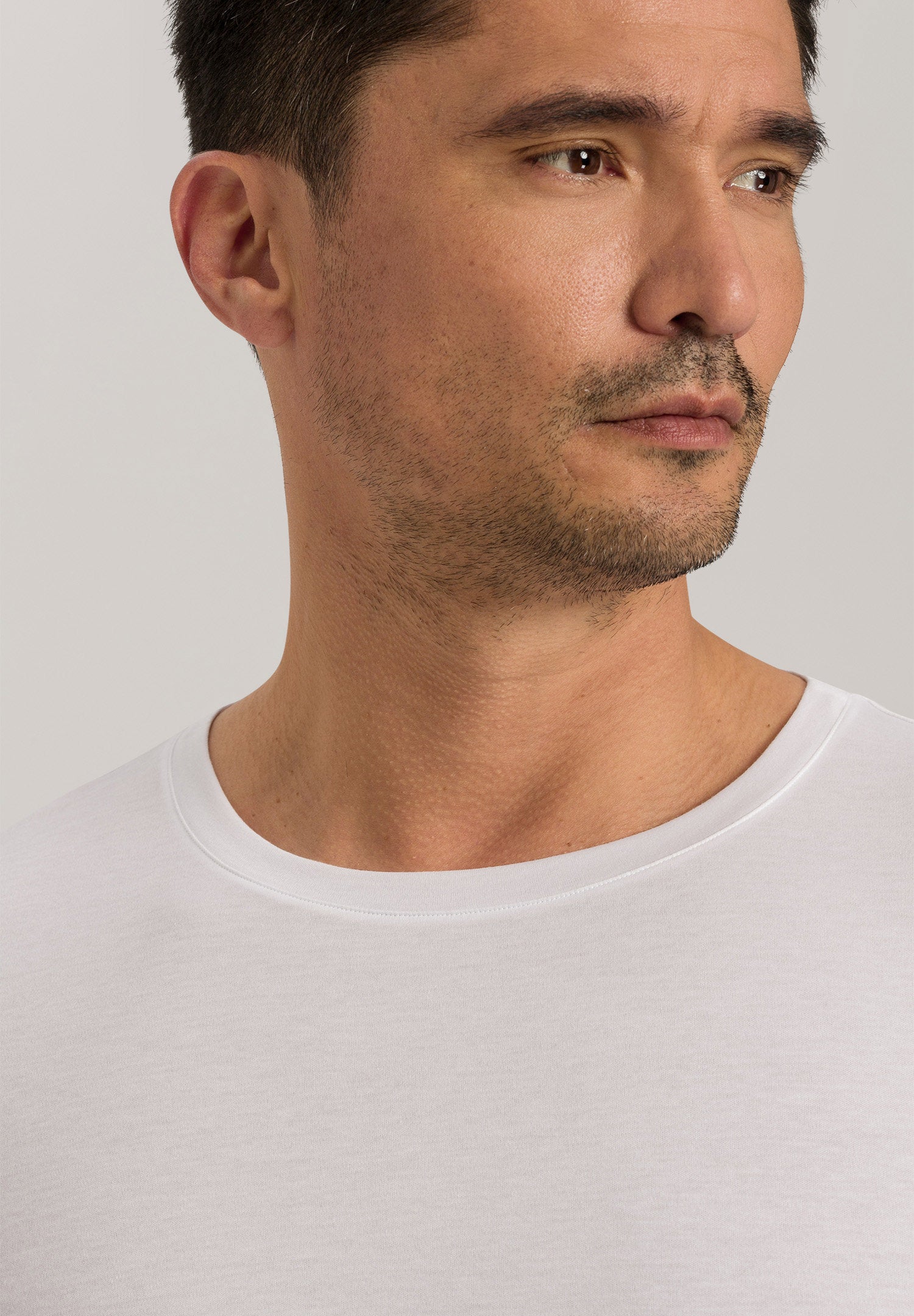 hanro-sea-island-cotton-t-shirt-herren-wei image 6