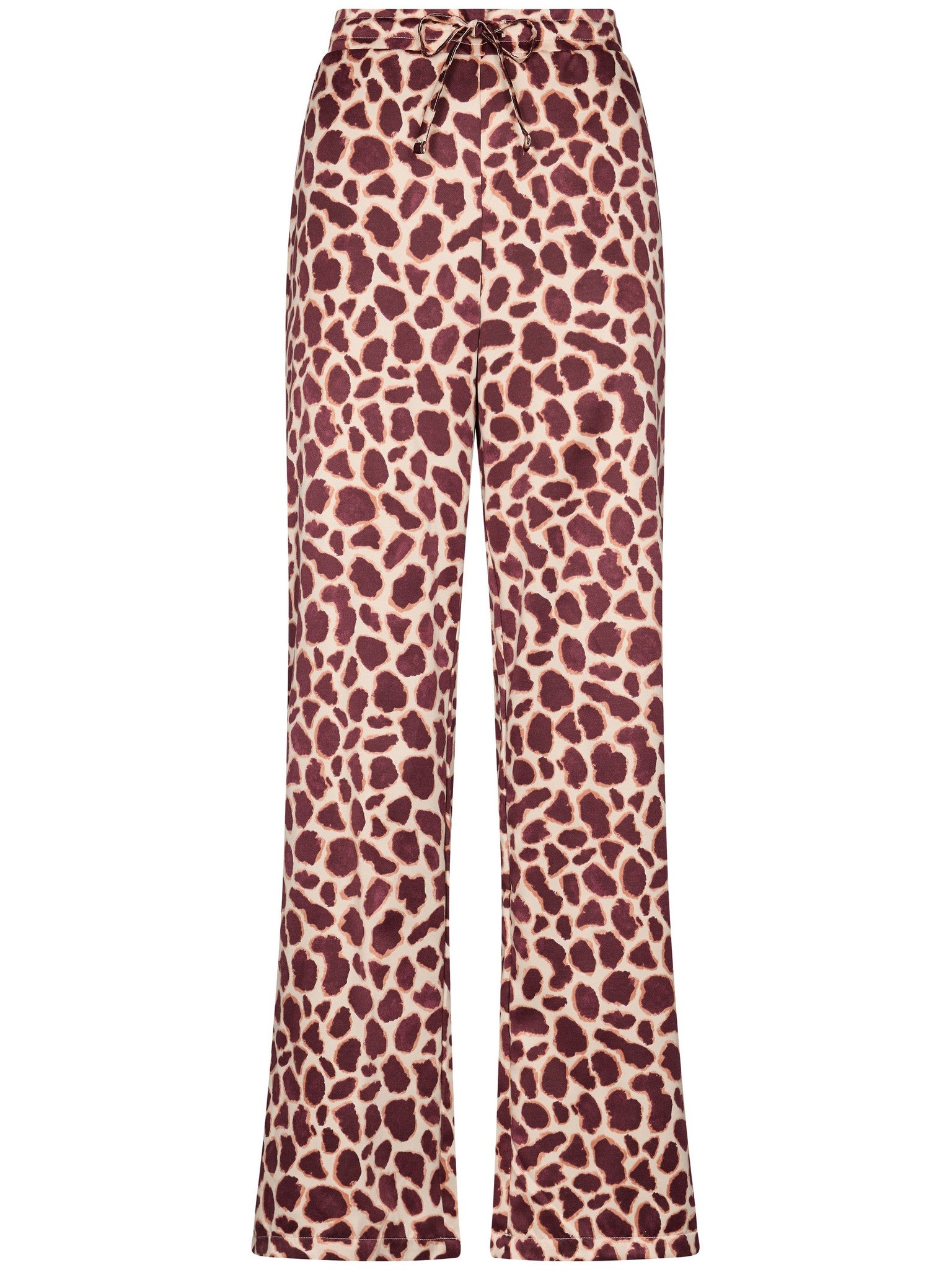 pastunette-premium-satin-wild-pyjama-animal-satin-bordeaux image 3