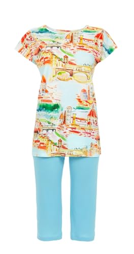 ringella-women-men-pyjama-capri-stadtmotiv-gr-36-t-rkis image 6
