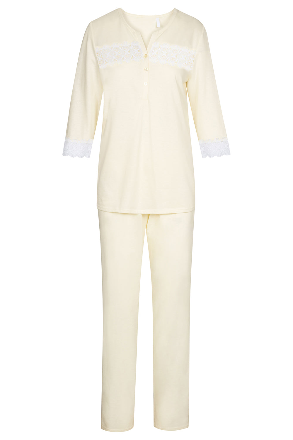 r-sch-be-happy-pyjama-3-4-arm-spitze-rosa-set image 8