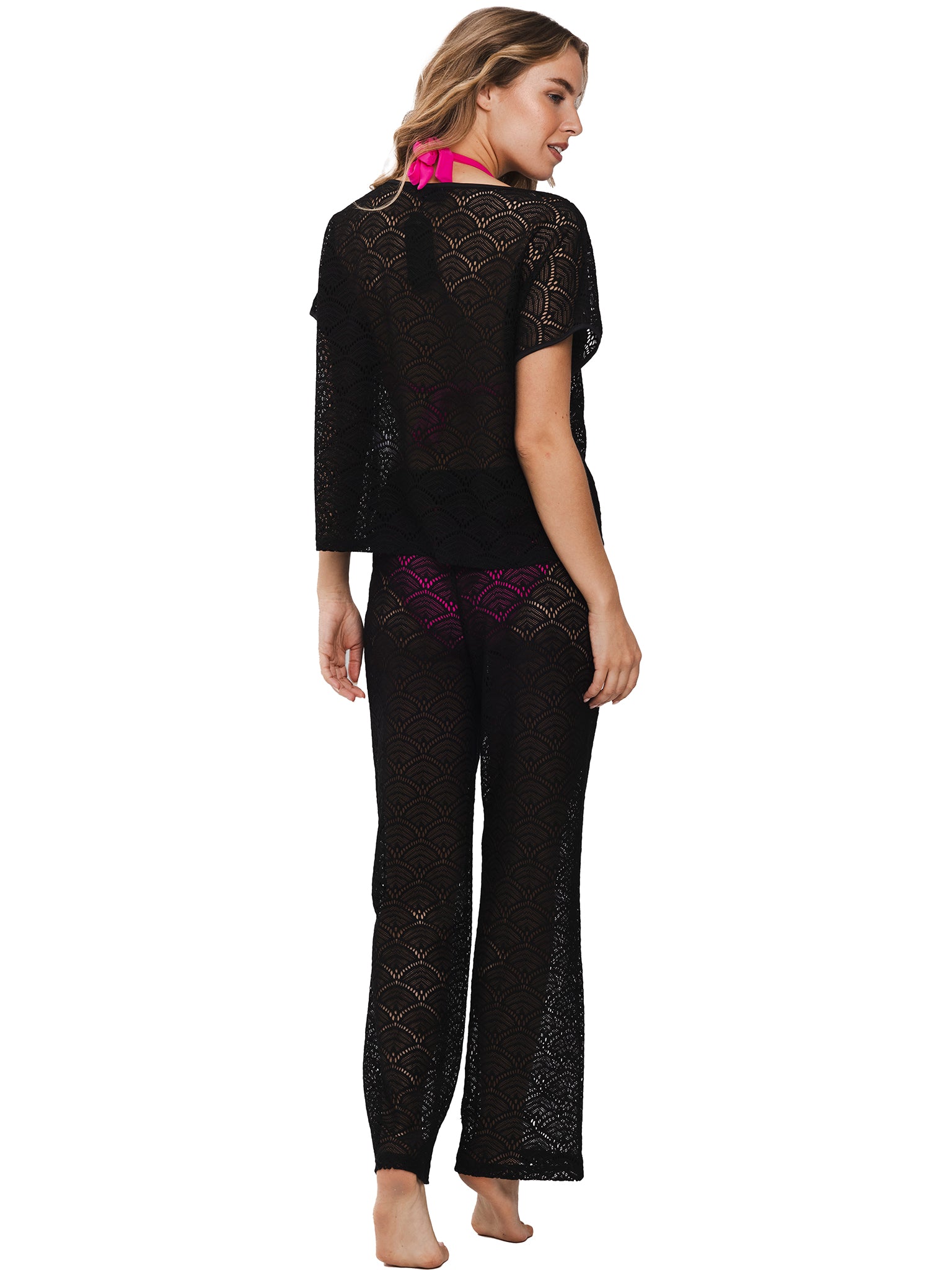 rebelle-beach-basics-cover-up-strand-set-schwarz-2-teilig image 3