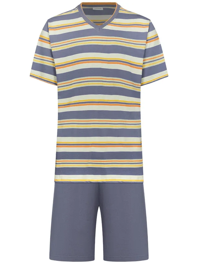 pastunette-fresh-shortama-grau-herren-baumwolle-kurz image 1