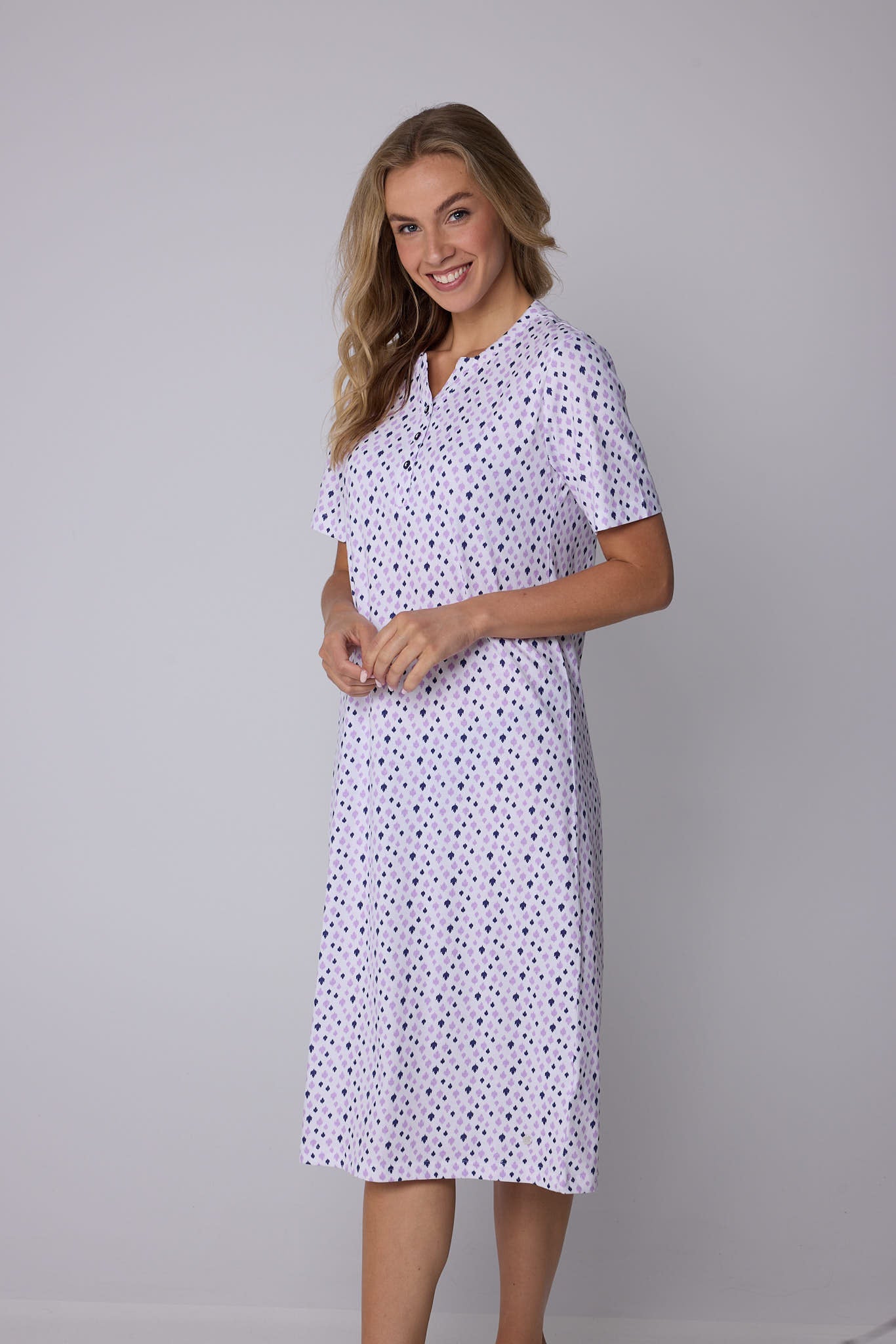 pastunette-purple-haze-nachthemd-wei-lila-bio-baumwolle image 4