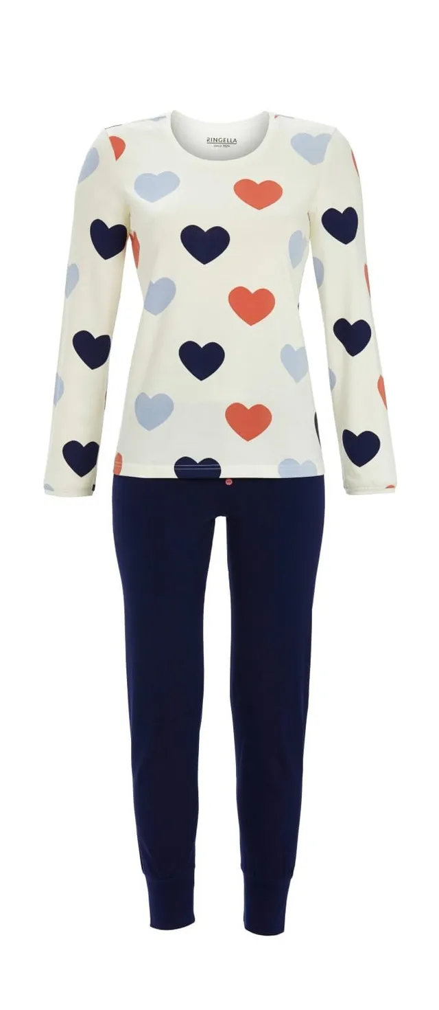 ringella-pyjama-herz-print-leggings-gr-40-baumwolle image 1