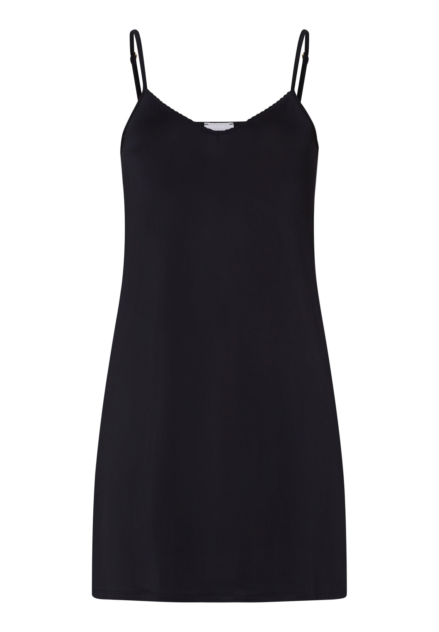 hanro-satin-deluxe-bodydress-85cm-unterkleid-schwarz image 1