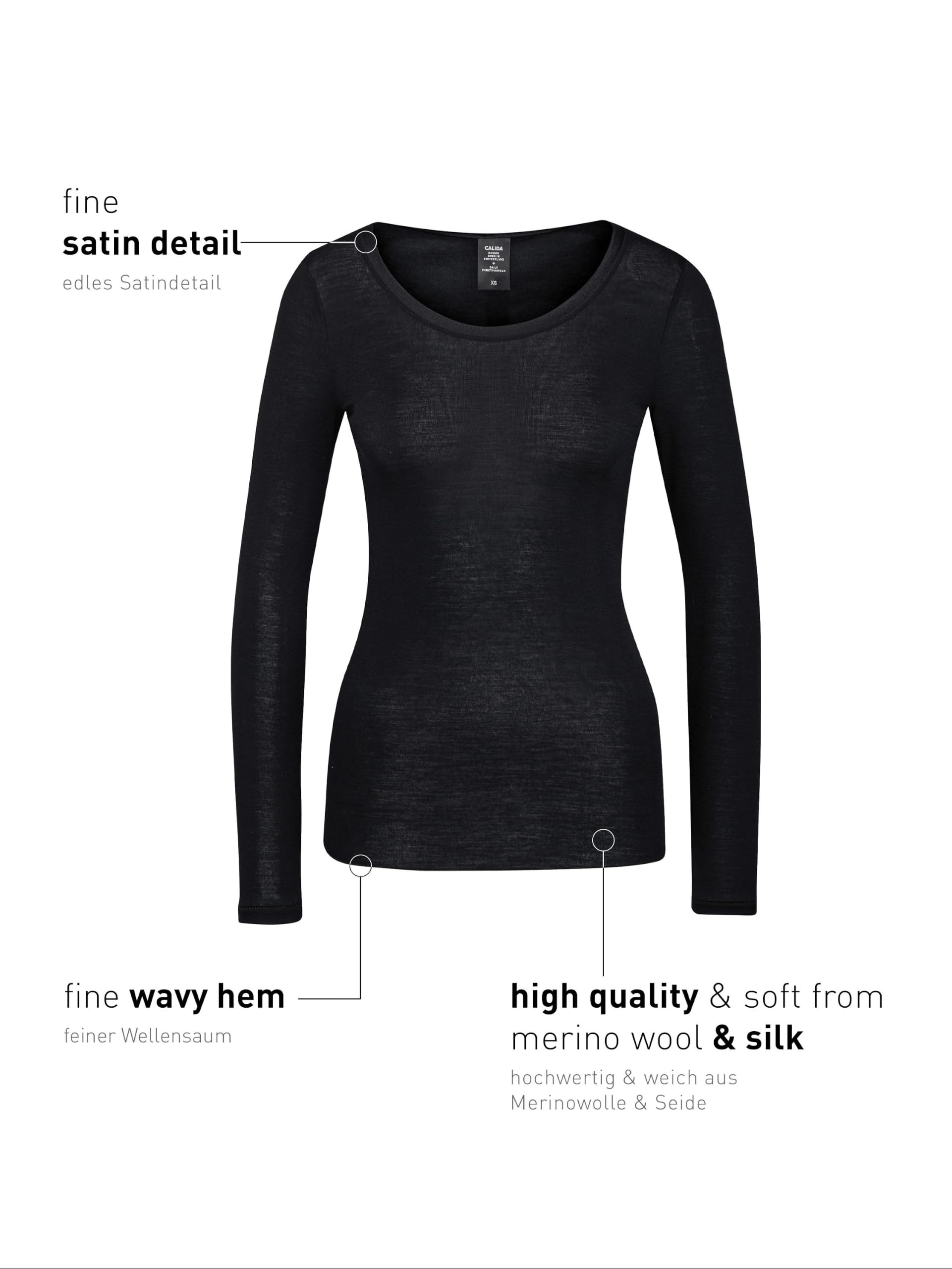 calida-true-confidence-langarmshirt-damen-wolle-seide-blau image 6