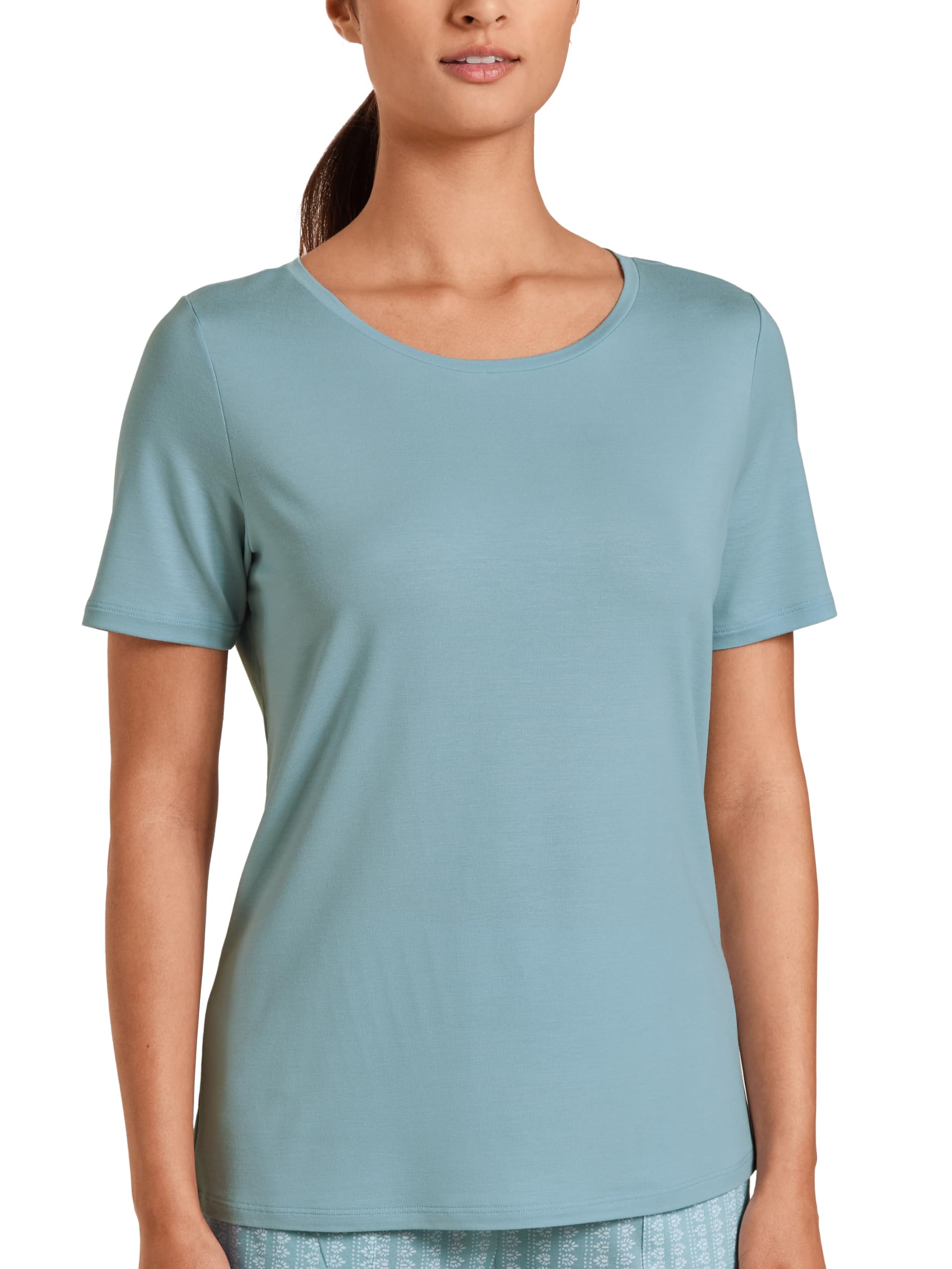 calida-favourites-lounge-damen-t-shirt-kurzarm-tea-green image 6