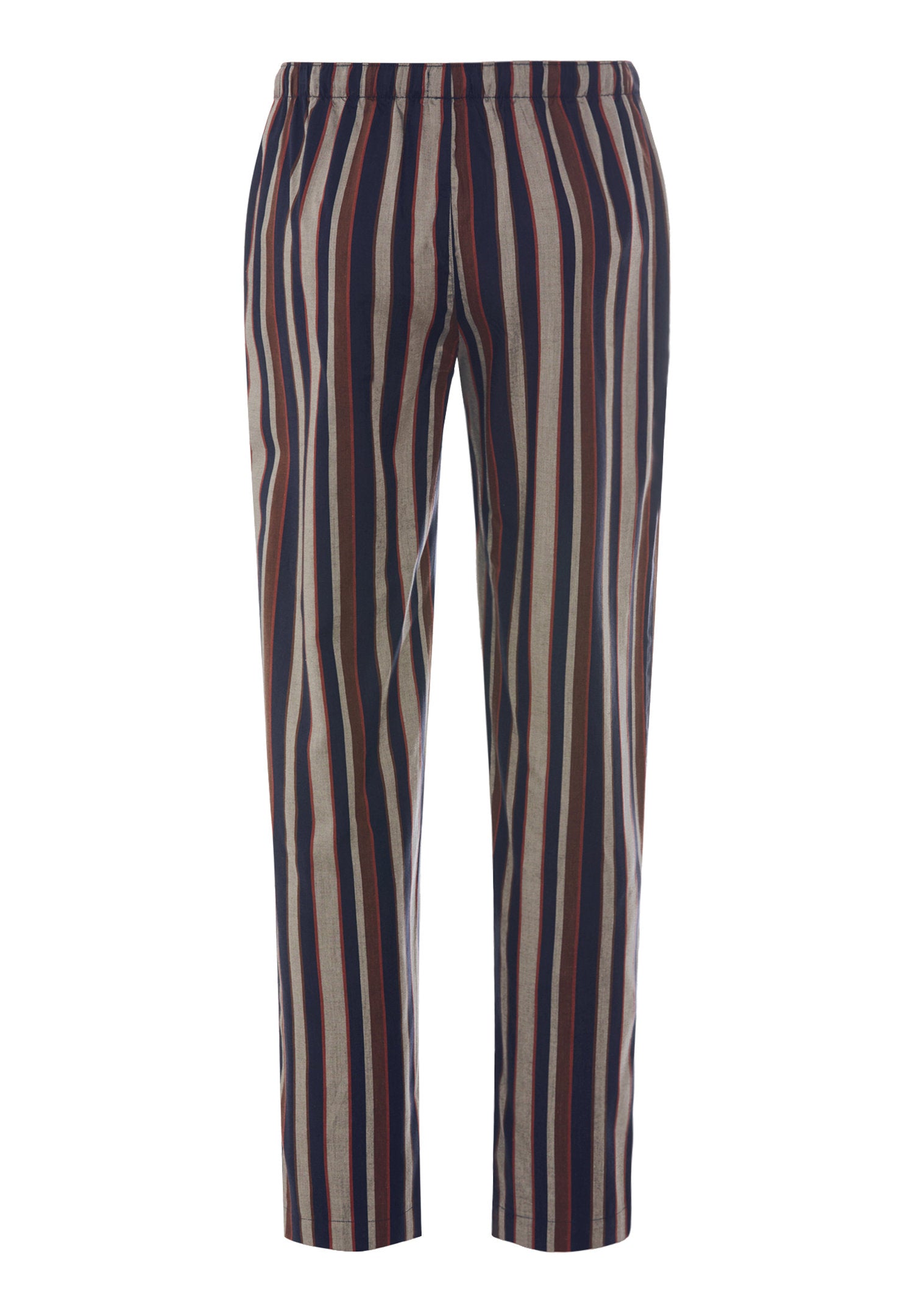 hanro-night-and-day-long-pants-schlafhose-pinecone-stripes image 3