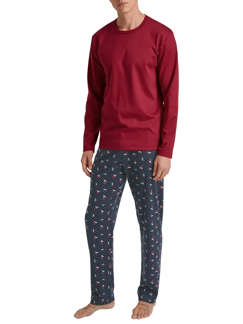 calida-family-friends-pyjamaset-herren-52-54-rio-red image 1