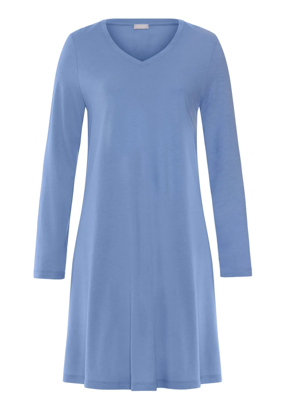 hanro-sleep-lounge-nachthemd-langarm-bluebird-95cm-tencel image 1