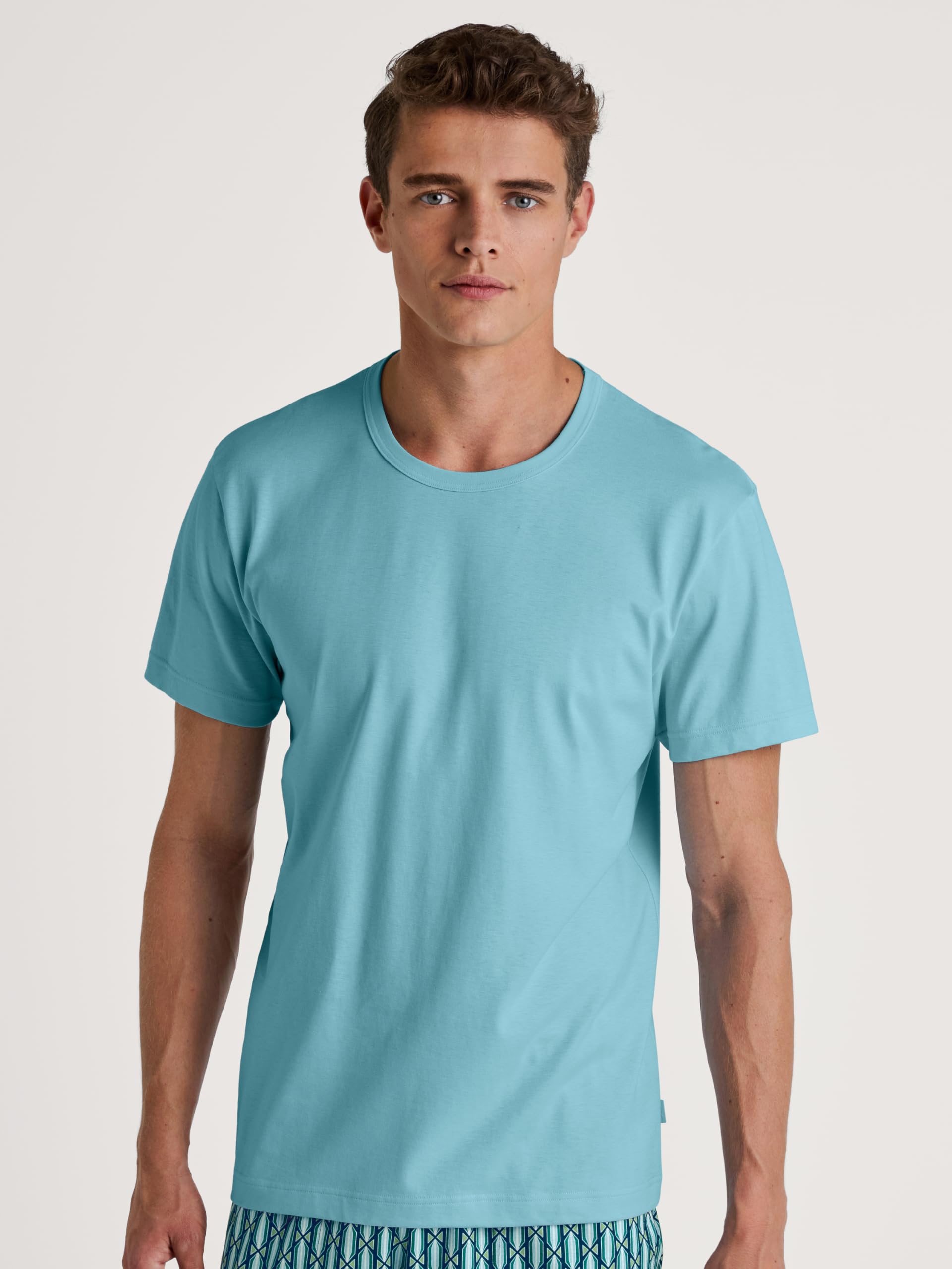 calida-remix-basic-sleep-t-shirt-herren-dark-glen-gr-n image 3