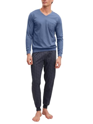 calida-relax-imprint-pyjama-herren-50-mit-b-ndchen image 6